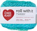 Picture of Red Heart Roll With It Yarn Tweed-Marine