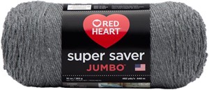 Picture of Red Heart Super Saver Yarn-Grey Heather