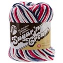 Picture of Lily Sugar'n Cream Yarn - Ombres-Red, White & Blue