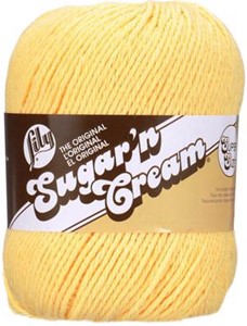 Picture of Lily Sugar'n Cream Yarn - Solids Super Size-Yellow