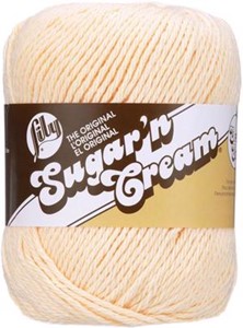 Picture of Lily Sugar'n Cream Yarn - Solids Super Size-Cream
