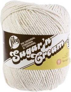 Picture of Lily Sugar'n Cream Yarn - Solids Super Size-Ecru