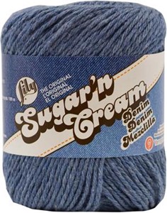 Picture of Lily Sugar'n Cream Yarn - Solids-Blue Jeans