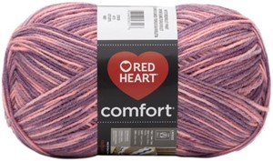 Picture of Red Heart Comfort Yarn-Shaded Rose Print