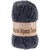 Picture of Mary Maxim Natural Alpaca Tweed Yarn-Blue Stone