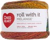 Picture of Red Heart Yarn Roll With It Melange-Curtain Call