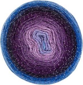 Picture of Red Heart Yarn Roll With It Sparkle-Amethyst