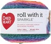 Picture of Red Heart Yarn Roll With It Sparkle-Kaleidoscope