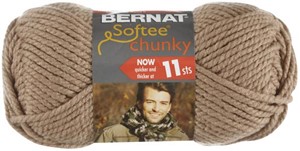 Picture of Bernat Softee Chunky Yarn-Soft Taupe