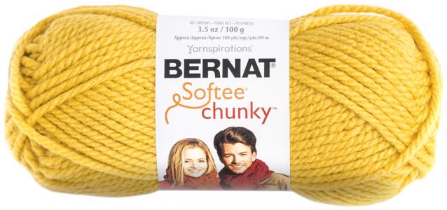 Bernat Softee Chunky Yarn-Glowing Gold