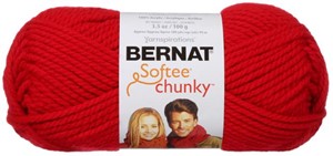 Picture of Bernat Softee Chunky Yarn-Berry Red