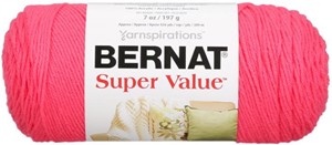 Picture of Bernat Super Value Solid Yarn-Peony Pink