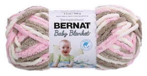Picture of Bernat Baby Blanket Yarn-Little Petunias