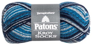 Picture of Patons Kroy Socks Yarn-Sing'n the Blues Stripes