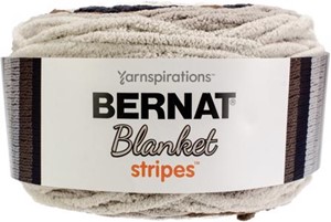 Picture of Bernat Blanket Stripes Yarn-Buffed Stone