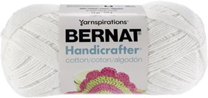 Picture of Bernat Handicrafter Cotton Yarn - Solids-White
