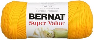 Picture of Bernat Super Value Solid Yarn-Bright Yellow
