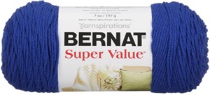Picture of Bernat Super Value Solid Yarn-Royal Blue