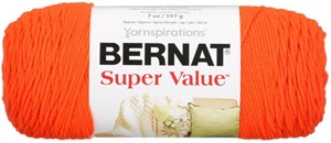 Picture of Bernat Super Value Solid Yarn-Carrot
