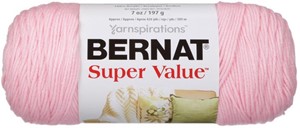 Picture of Bernat Super Value Solid Yarn-Baby Pink