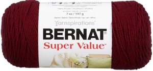 Picture of Bernat Super Value Solid Yarn-Burgundy