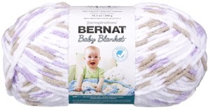 Picture of Bernat Baby Blanket Big Ball Yarn-Little Lilac Dove Print