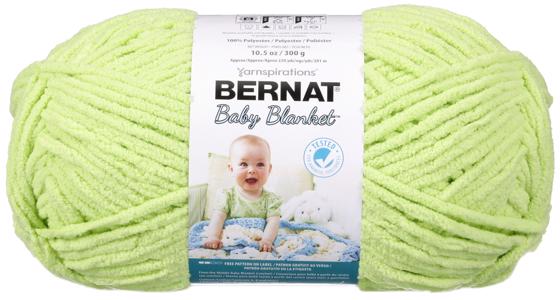 Bernat Baby Blanket Big Ball Yarn-Lemon Lime