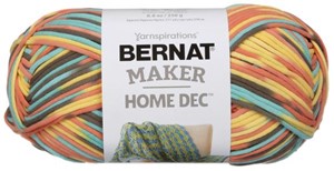 Picture of Bernat Bernat Maker Home Dec Yarn-Sunset Sea Variegate