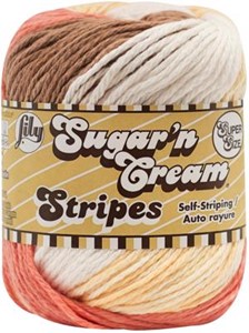 Picture of Lily Sugar'n Cream Yarn - Stripes-Natural