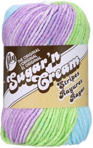 Picture of Lily Sugar'n Cream Yarn - Stripes-Violet