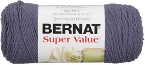 Picture of Bernat Super Value Solid Yarn-Steel Blue Heather