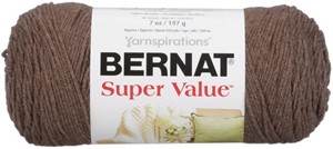 Picture of Bernat Super Value Solid Yarn-Taupe Heather