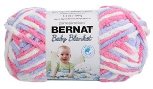 Picture of Bernat Baby Blanket Yarn-Pink & Blue Ombre