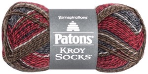 Picture of Patons Kroy Socks Yarn-Grey Brown Marl