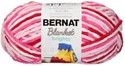 Picture of Bernat Blanket Brights Big Ball Yarn-Raspberry Ribbon Variegated