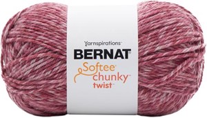 Picture of Bernat Softee Chunky Twist Big Ball Yarn-Burgundy