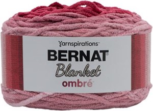 Picture of Bernat Blanket Ombre Yarn-Burgundy Ombre