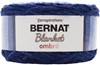 Picture of Bernat Blanket Ombre Yarn-Navy Ombre