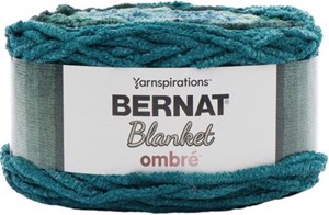 Picture of Bernat Blanket Ombre Yarn-Ocean Teal Ombre