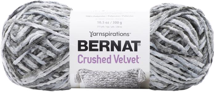 Bernat Crushed Velvet Yarn, Potent Purple