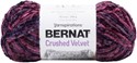 Picture of Bernat Crushed Velvet Yarn-Burgundy