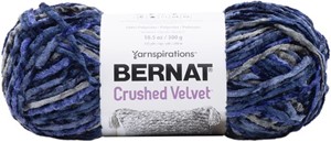 Picture of Bernat Crushed Velvet Yarn-Navy