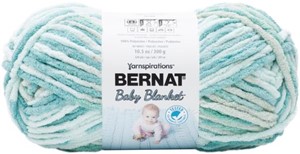 Picture of Bernat Baby Blanket Big Ball Yarn-Baby Blue/Green