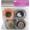 Picture of Dimensions Feltworks Roving Rolls 2oz 4/Pkg-Earth Tone