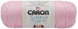 Picture of Caron Simply Soft Solids Yarn-Soft Pink