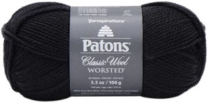 Picture of Patons Classic Wool Yarn-Black