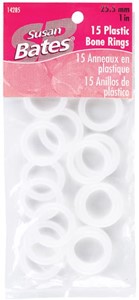 Picture of Susan Bates Plastic Bone Rings-1" 15/Pkg