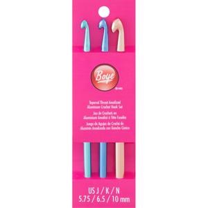 Picture of Boye Aluminum Crochet Hook Set-Sizes J10 To N15