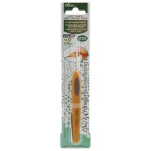 Picture of Clover Soft Touch Steel Crochet Hook-Size 0/1.75mm