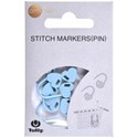 Picture of Tulip Stitch Markers 7/Pkg-Heart/Blue